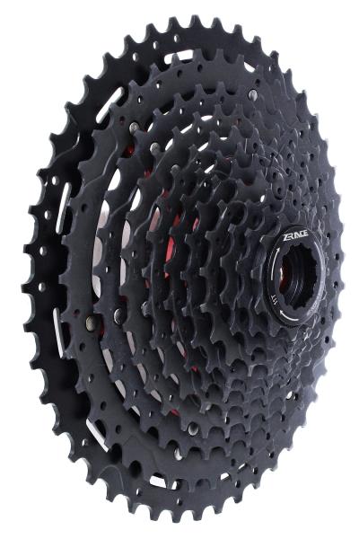 11-46 Cassette 11 velocidades para SHIMANO DEORE XT / negro-rojo 510g